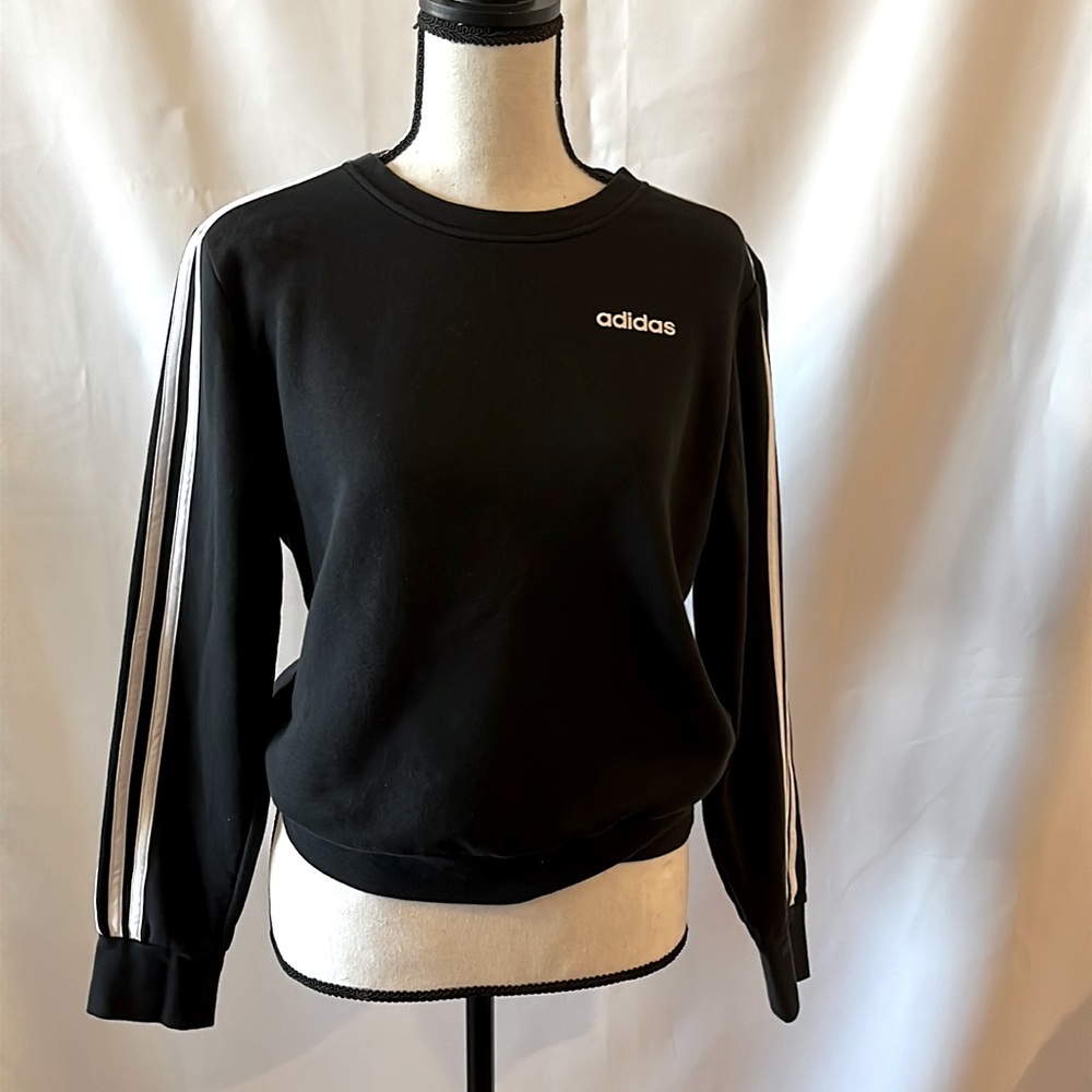 Adidas Sweater Black, Size Small Women’s